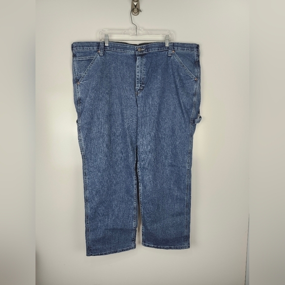 Lee Carpenter Loose Fit Straight Leg Original Stone 48x29 - Picture 1 of 11